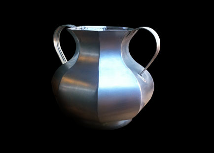 Custom-made Urn in VM Mill Finished Zinc