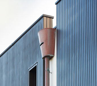 Blue Bay downpipe