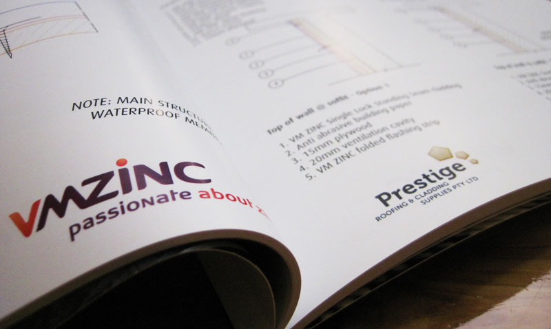Prestige Roofing VMZinc Technical Info Book
