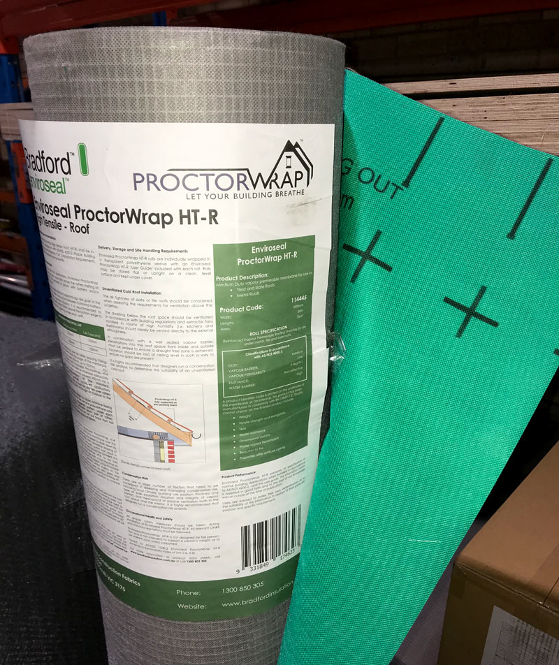 Breathable waterproofing membrane for metal applications