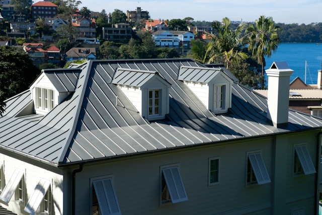 VM Quartz standing seam roof